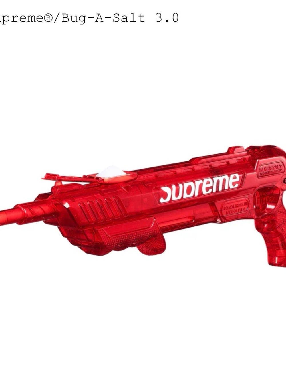 Supreme Red Bug-A-Salt 3.0 Salt Blaster